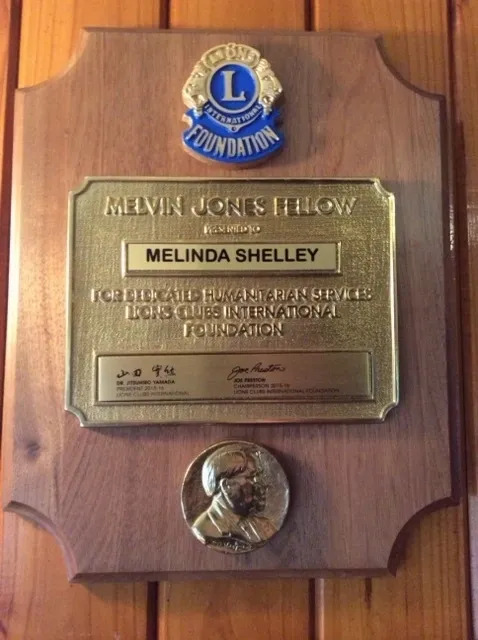 Lions Foundation Fellow Award - Melinda Shelley